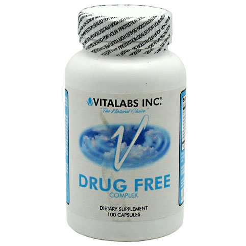 Vitalabs Vitalabs Drug Free, Herbal Detoxifier for Detoxification, 100 capsules