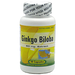 Vitalabs Vitalabs Ginkgo Biloba Extract 60mg 60 capsules