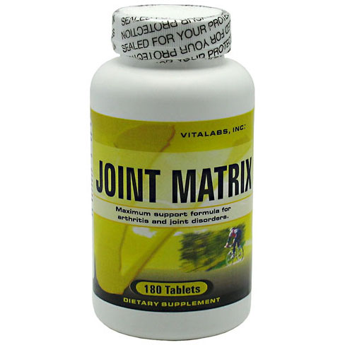 Vitalabs Joint Matrix, Complete Formula for Joint Health, 180 tablets