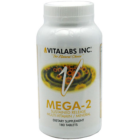 Vitalabs Vitalabs Mega-2, Multi-Vitamins & Minerals, 180 tablets
