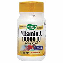 Nature's Way Vitamin A 10,000 IU 100 softgels from Nature's Way