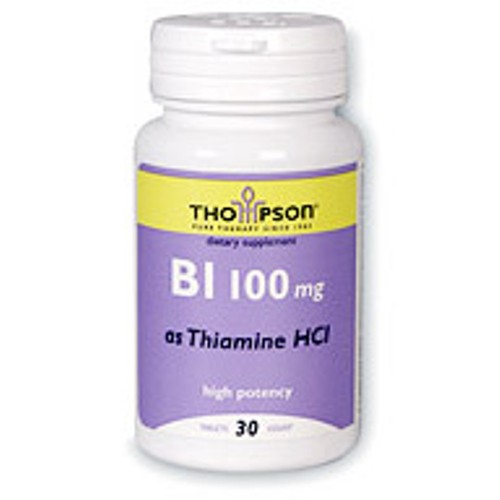 Vitamin B-1 100mg 30 tabs, Thompson Nutritional Products