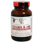 Vitamin B-100 Complex, 90 Tablets, Olympian Labs