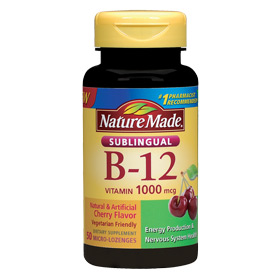 Nature Made Vitamin B-12 1000 mcg, Sublingual, 50 Lozenges