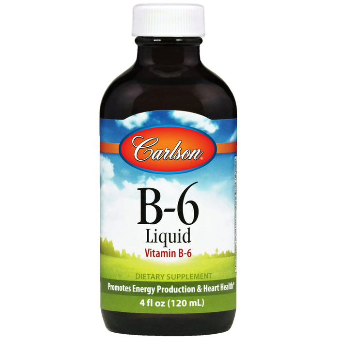 Vitamin B-6 Liquid  4 fl oz  Carlson