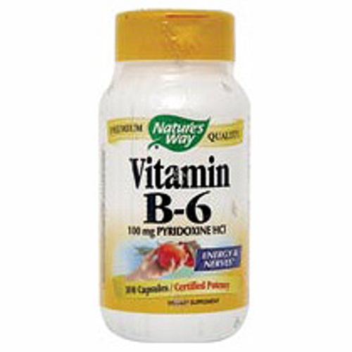 Vitamin B-6 Pyridoxine 100mg 100 caps from Natures Way