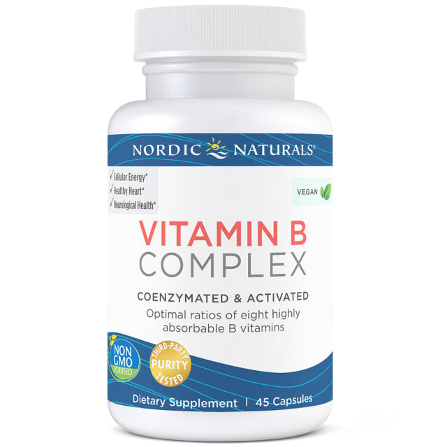 Vitamin B Complex, 45 Capsules, Nordic Naturals