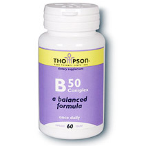 Vitamin B Complex 50 60 caps, Thompson Nutritional Products