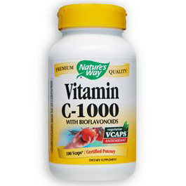 Vitamin C 1000 with Bioflavonoids, 100 Vcaps, Natures Way