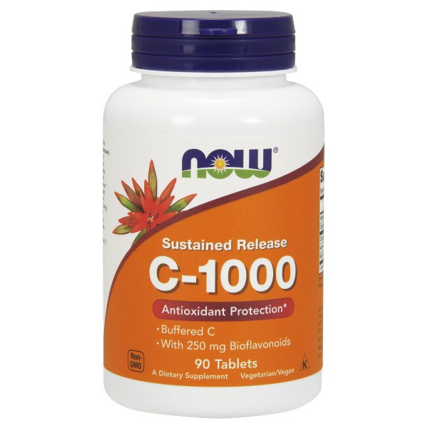 Vitamin C-1000 Complex 90 Tabs, NOW Foods