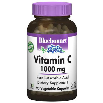 Vitamin C 1000 mg, 180 Vegetable Capsules, Bluebonnet Nutrition