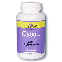 Vitamin C 500mg with Bioflavonoids 90 tabs, Thompson Nutritional Products