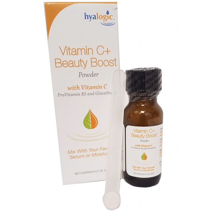 Vitamin C+ Beauty Boost Powder, 0.21 oz, Hyalogic