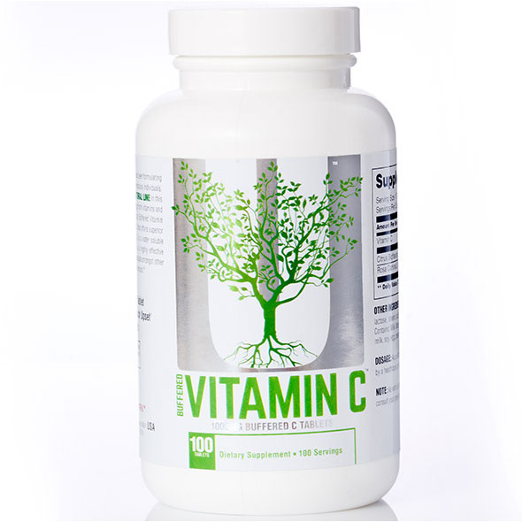 Vitamin C Buffered 1000 mg, 100 Tablets, Universal Nutrition
