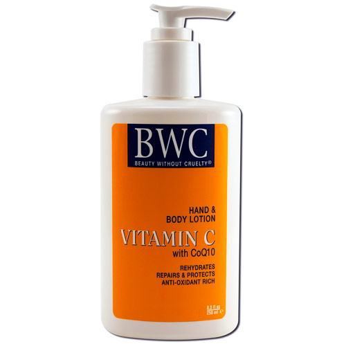Vitamin C with CoQ10 Hand & Body Lotion, 8 oz, Beauty Without Cruelty