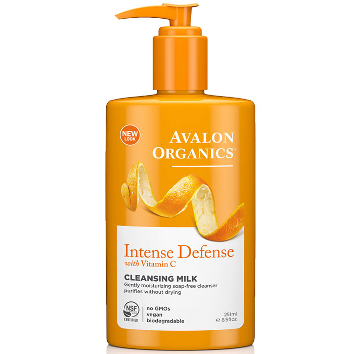 Vitamin C Hydrating Cleansing Milk 8.5 oz, Avalon Organics