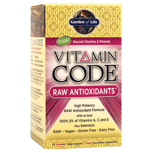 Vitamin Code, Raw Antioxidants, 30 Veggie Caps, Garden of Life