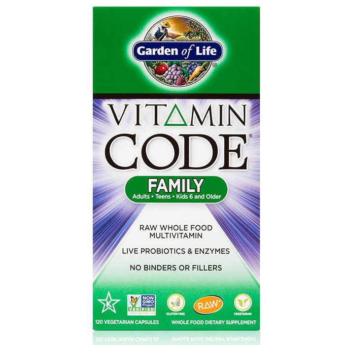 Vitamin Code, Family Formula, 120 Veggie Caps, Garden of Life