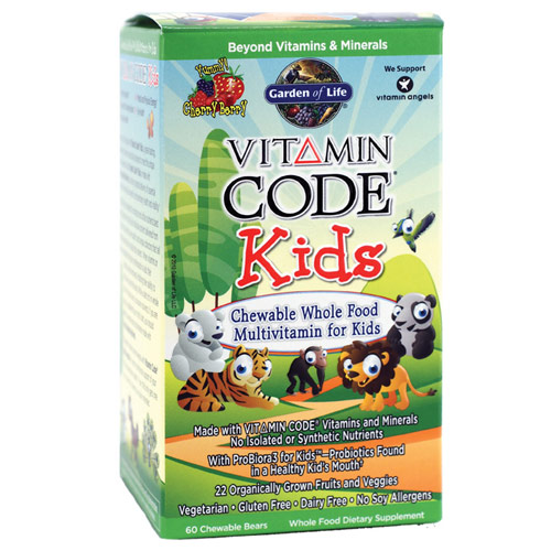 Vitamin Code, Kids Formula, Value Size, 60 Chewable Bears, Garden of Life