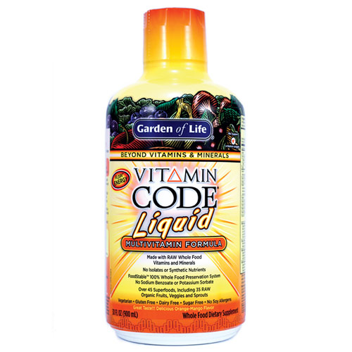 Vitamin Code, Liquid Multivitamin Formula, 30 oz, Garden of Life