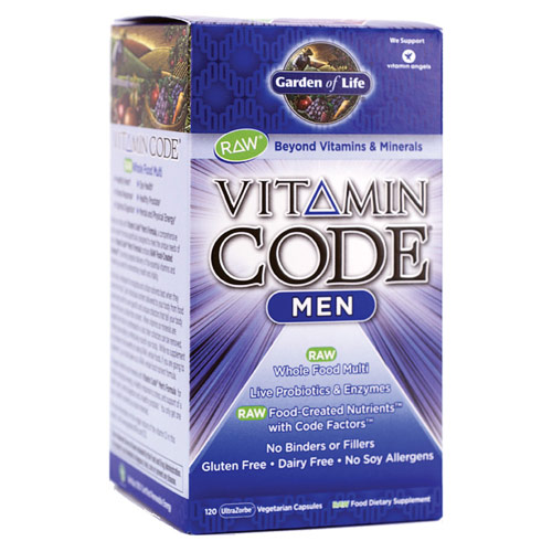 Vitamin Code, Mens Formula, 120 Veggie Caps, Garden of Life