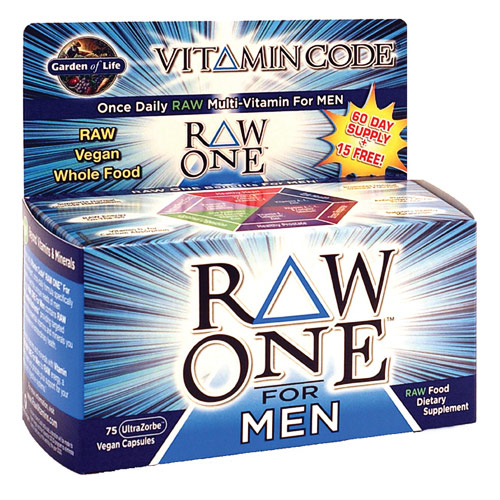 Vitamin Code, Raw One for Men, 30 Vegan Caps, Garden of Life