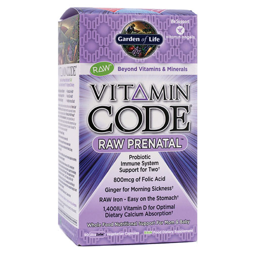 Vitamin Code, Raw Prenatal, 90 Veggie Caps, Garden of Life