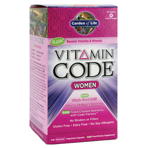 Vitamin Code, Womens Formula, 240 Veggie Caps, Garden of Life