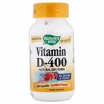 Vitamin D 400 IU Dry 100 caps from Natures Way