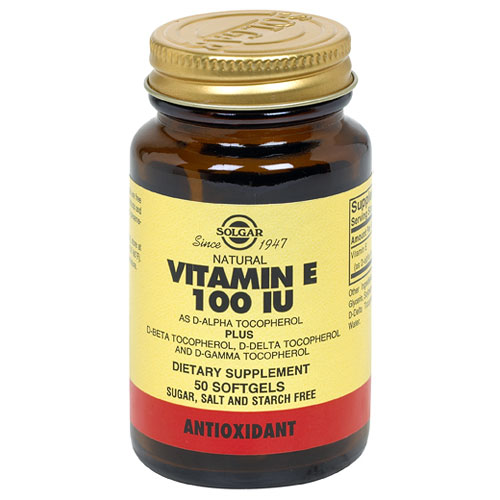Vitamin E 100 IU Mixed (100 IU dAlpha Tocopherols & Mixed Tocopherols