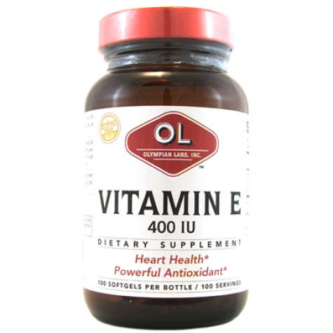 Vitamin E 400 IU, 100 Softgels, Olympian Labs