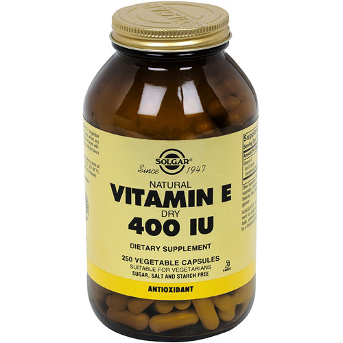 Vitamin E 400 IU Dry (dAlpha Tocopheryl Succinate), 250 Vegetable