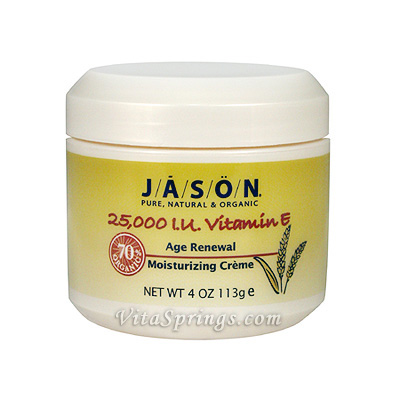 Vitamin E Cream 25,000 IU 4 oz, Jason Natural