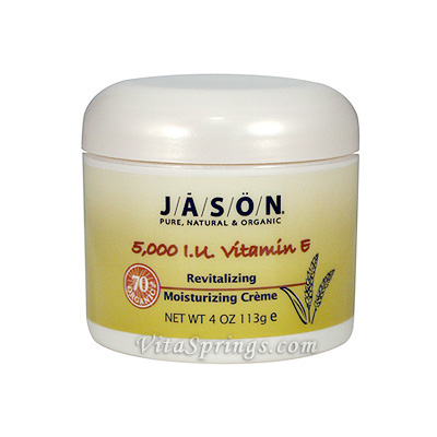 Jason Natural Vitamin E Cream 5000 IU 4 oz, Jason Natural
