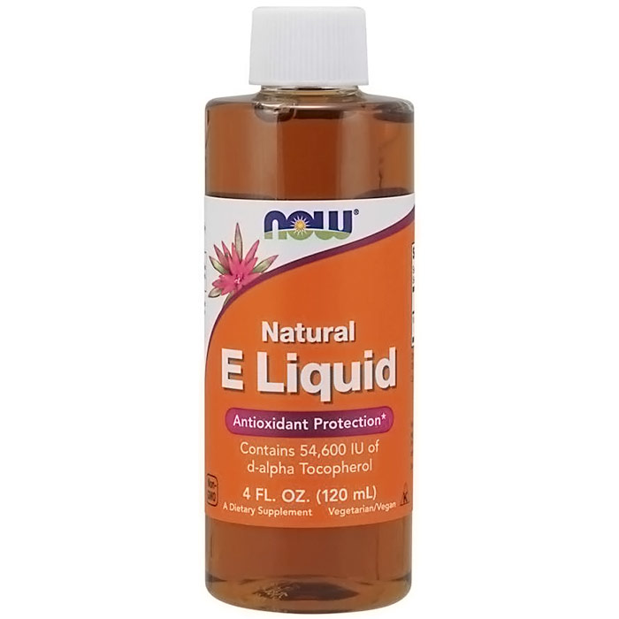 Vitamin E Liquid 54,600 IU Vegetarian 4 oz, NOW Foods