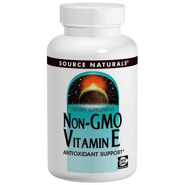 Vitamin E Non-GMO 400 IU, 120 Tablets, Source Naturals