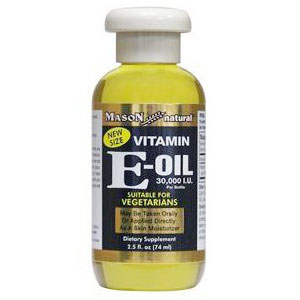 Mason Natural Vitamin E Oil 30,000 IU, 2.5 oz, Mason Natural