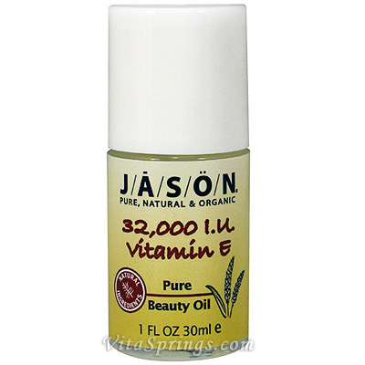 Vitamin E Oil 32,000 IU with Wand 1.1 oz, Jason Natural