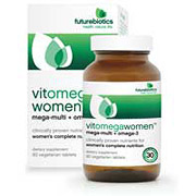 Futurebiotics VitOmegaWomen, Multi-Vitamins Plus Omega-3 for Women, 90 vegitabs, Futurebiotics