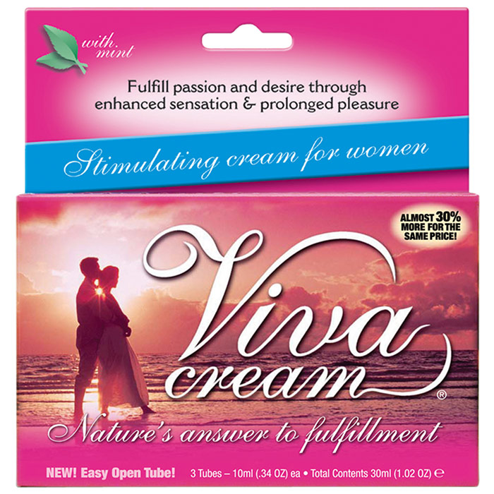 MD Science Lab Viva Cream, Sexual Enhancement Gel for Women, 3 x 7.5 ml, MD Science Lab