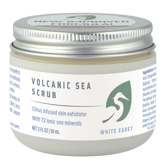 Volcanic Sea Scrub, 2 oz, White Egret Personal Care