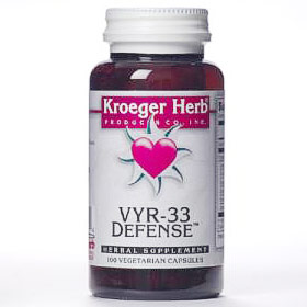 Kroeger Herb VYR-33 Defense, 100 Vegetarian Capsules, Kroeger Herb