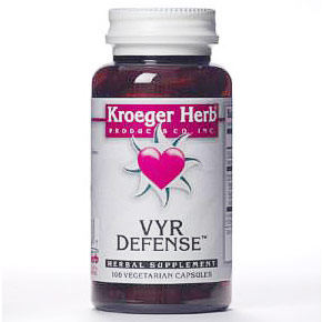 Kroeger Herb VYR Defense, 100 Vegetarian Capsules, Kroeger Herb