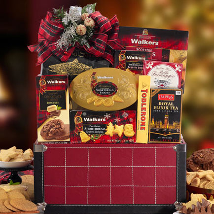 Walkers Scottish Holiday Trunk, Handsome Gift Box