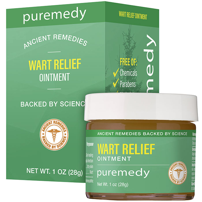 Wart Relief Salve, 1 oz, Puremedy