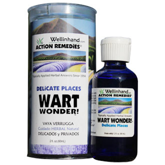 Well-In-Hand Herbal Topicals Wart Wonder Delicate Places, 2 oz, Well-In-Hand
