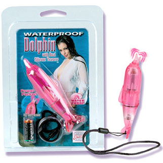 Waterproof Dolphin with Dual Silicone Teasers, California Exotic Novelties