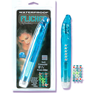 Waterproof Flickers Strobe Vibrator 8.25 Inch, California Exotic Novelties