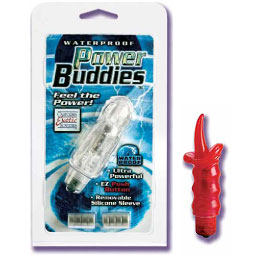 California Exotic Novelties Waterproof Power Buddies - Red Tongue, California Exotic Novelties