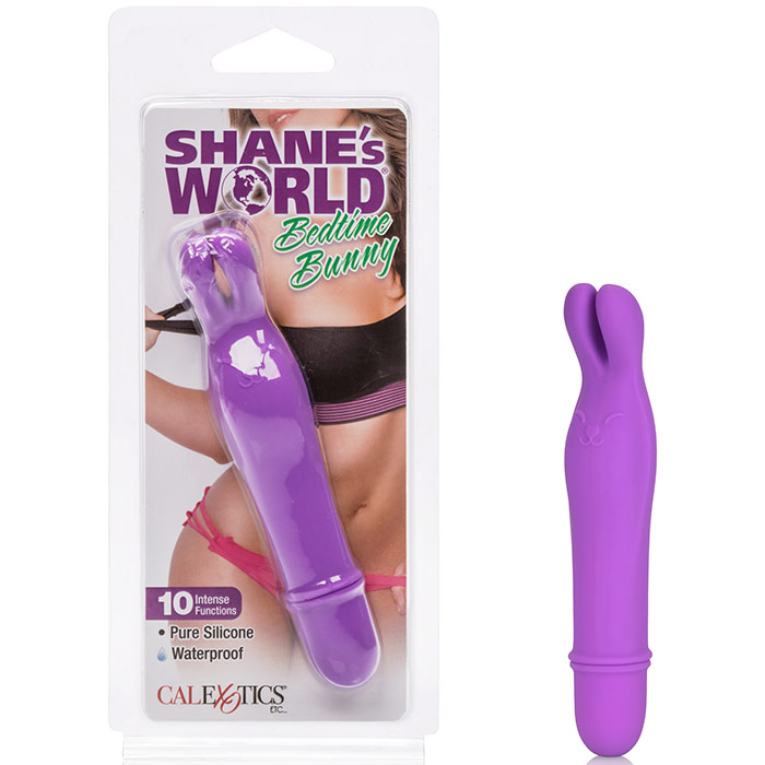Shanes World Bedtime Bunny - Purple, Waterproof Rabbit Vibrator, California Exotic Novelties
